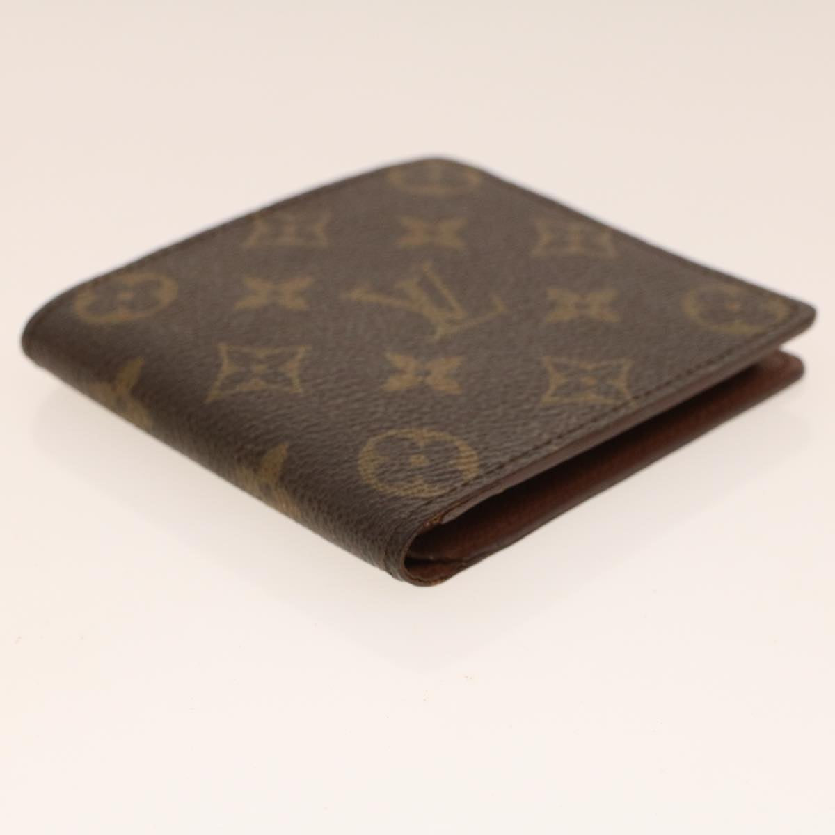 LOUIS VUITTON Monogram Portefeuille Marco Bifold Wallet M61675 LV Auth 42123