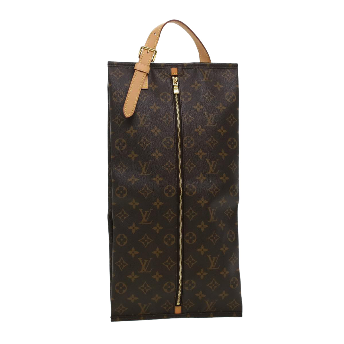 LOUIS VUITTON Monogram Ussuarie Shoes case M43892 LV Auth 42128