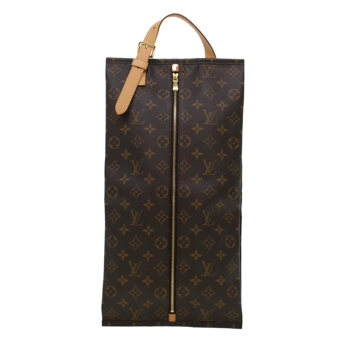 LOUIS VUITTON Monogram Ussuarie Shoes case M43892 LV Auth 42128