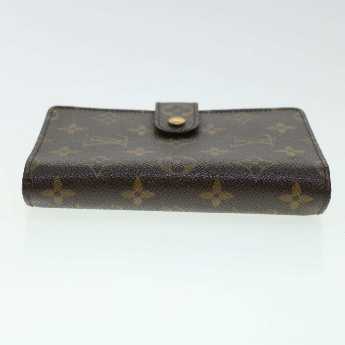 LOUIS VUITTON Monogram Porte Papier Zip Wallet M61207 LV Auth 42144