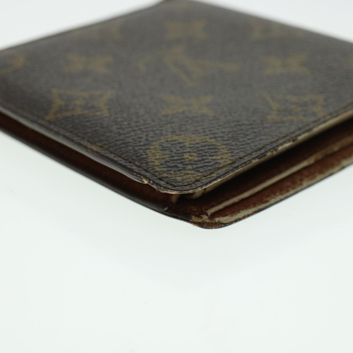 LOUIS VUITTON Monogram Portefeuille Marco Bifold Wallet M61675 LV Auth 42145