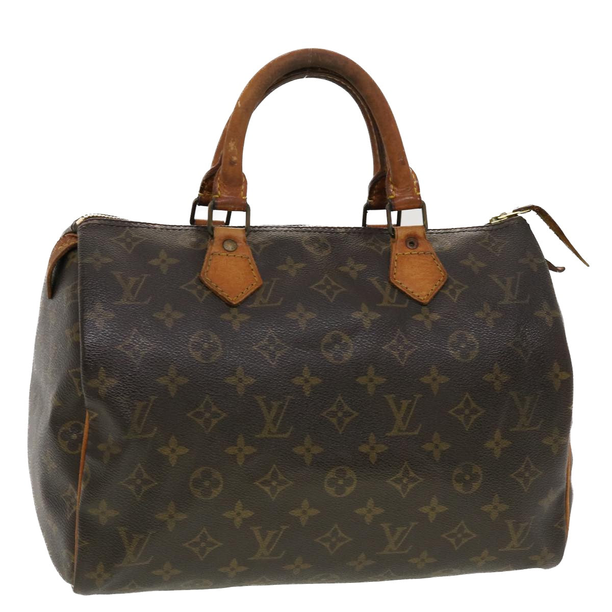 LOUIS VUITTON Monogram Speedy 30 Hand Bag M41526 LV Auth 42168