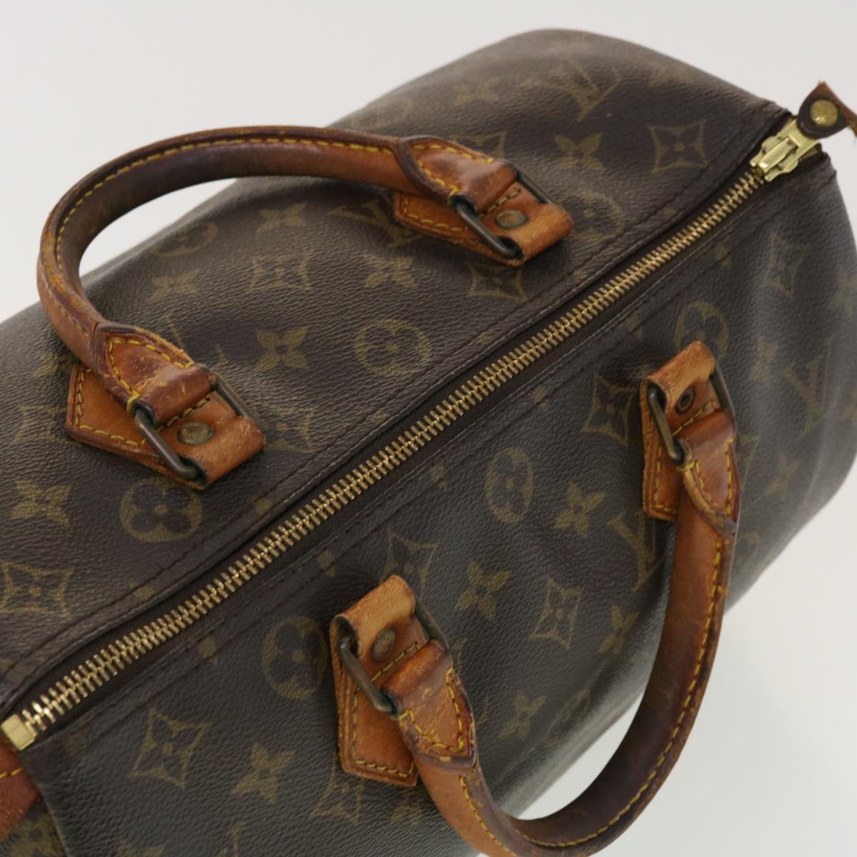 LOUIS VUITTON Monogram Speedy 30 Hand Bag M41526 LV Auth 42168