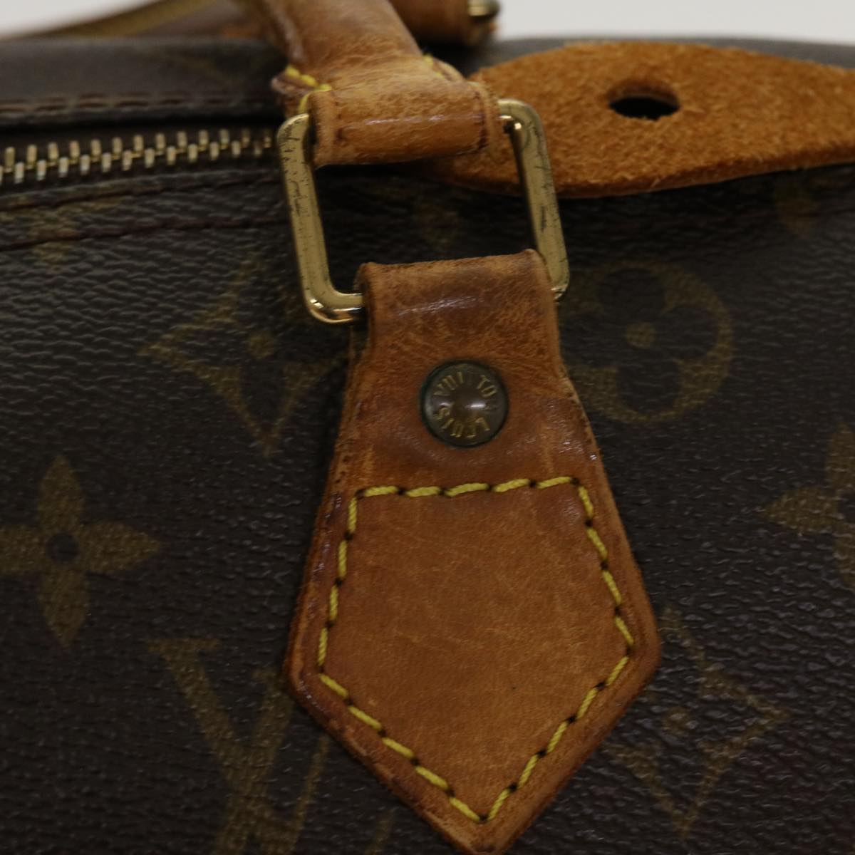 LOUIS VUITTON Monogram Speedy 30 Hand Bag M41526 LV Auth 42169