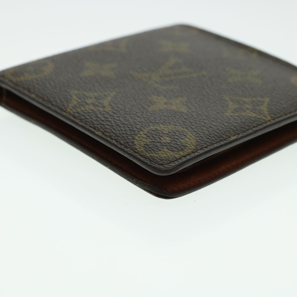 LOUIS VUITTON Monogram Portefeuille Marco Bifold Wallet M61675 LV Auth 42174