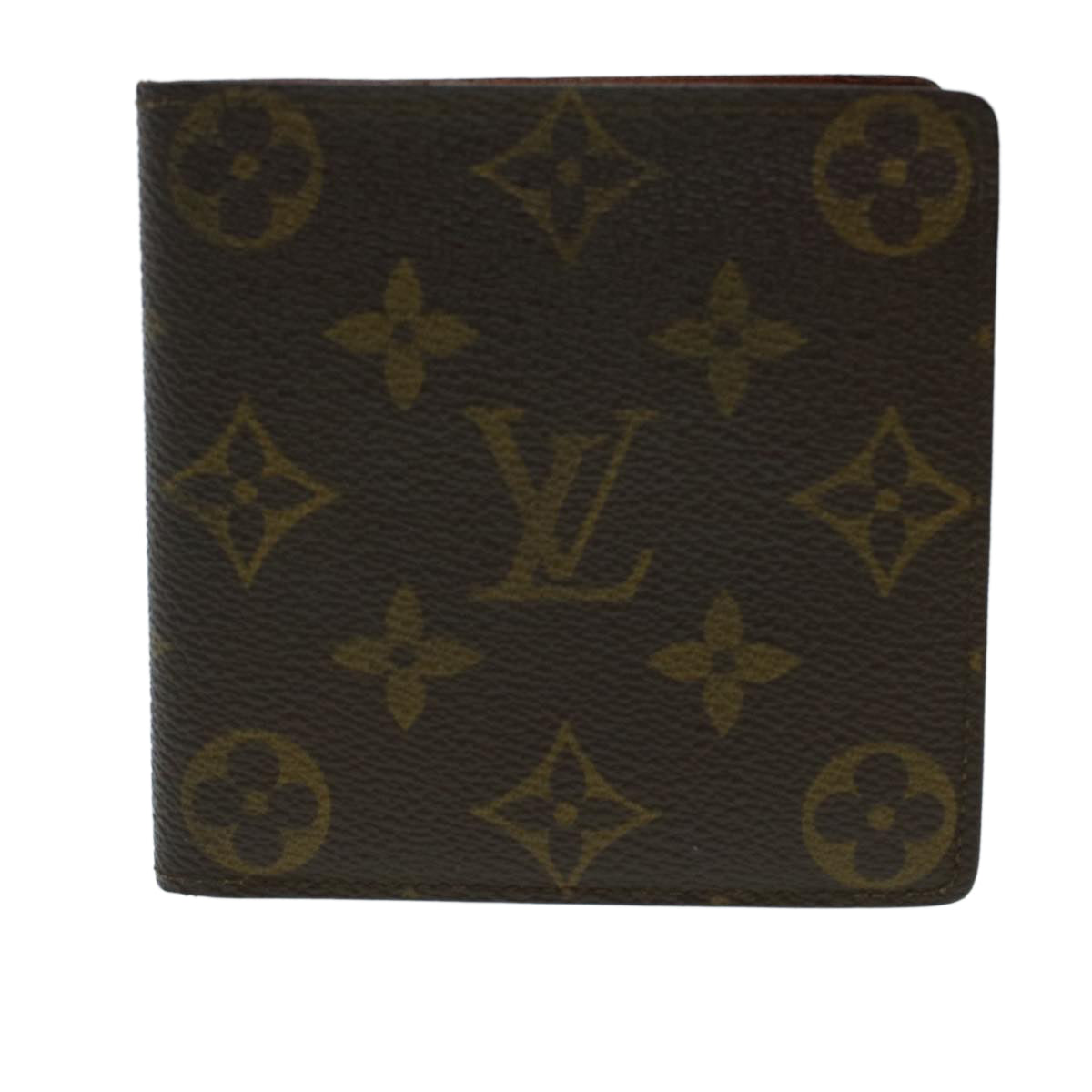 LOUIS VUITTON Monogram Portefeuille Marco Bifold Wallet M61675 LV Auth 42174