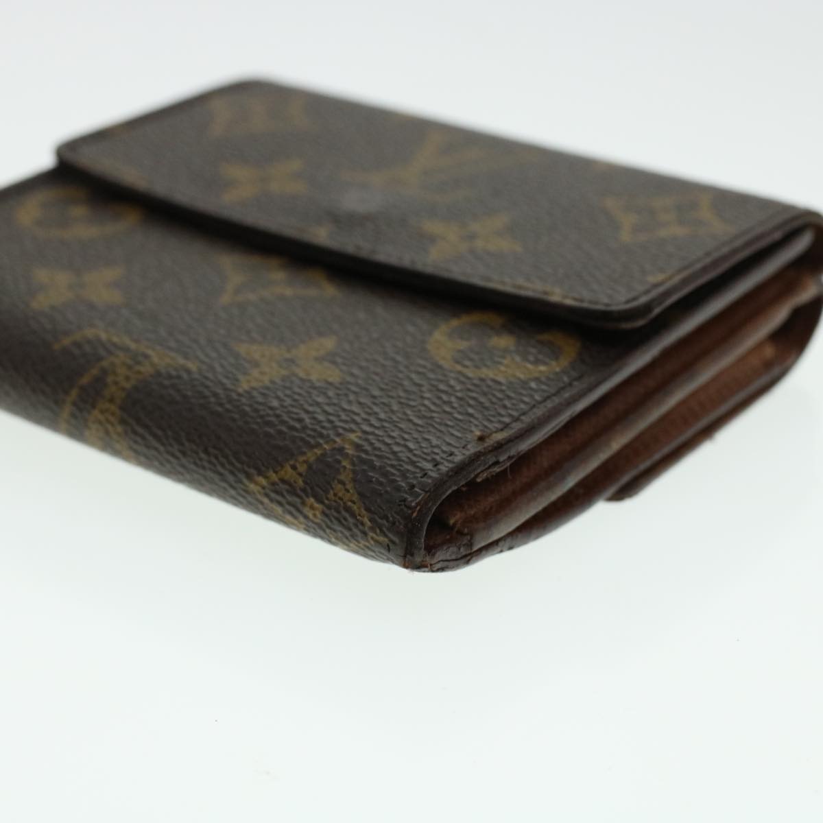 LOUIS VUITTON Monogram Portefeuille Elise Wallet M61654 LV Auth 42175