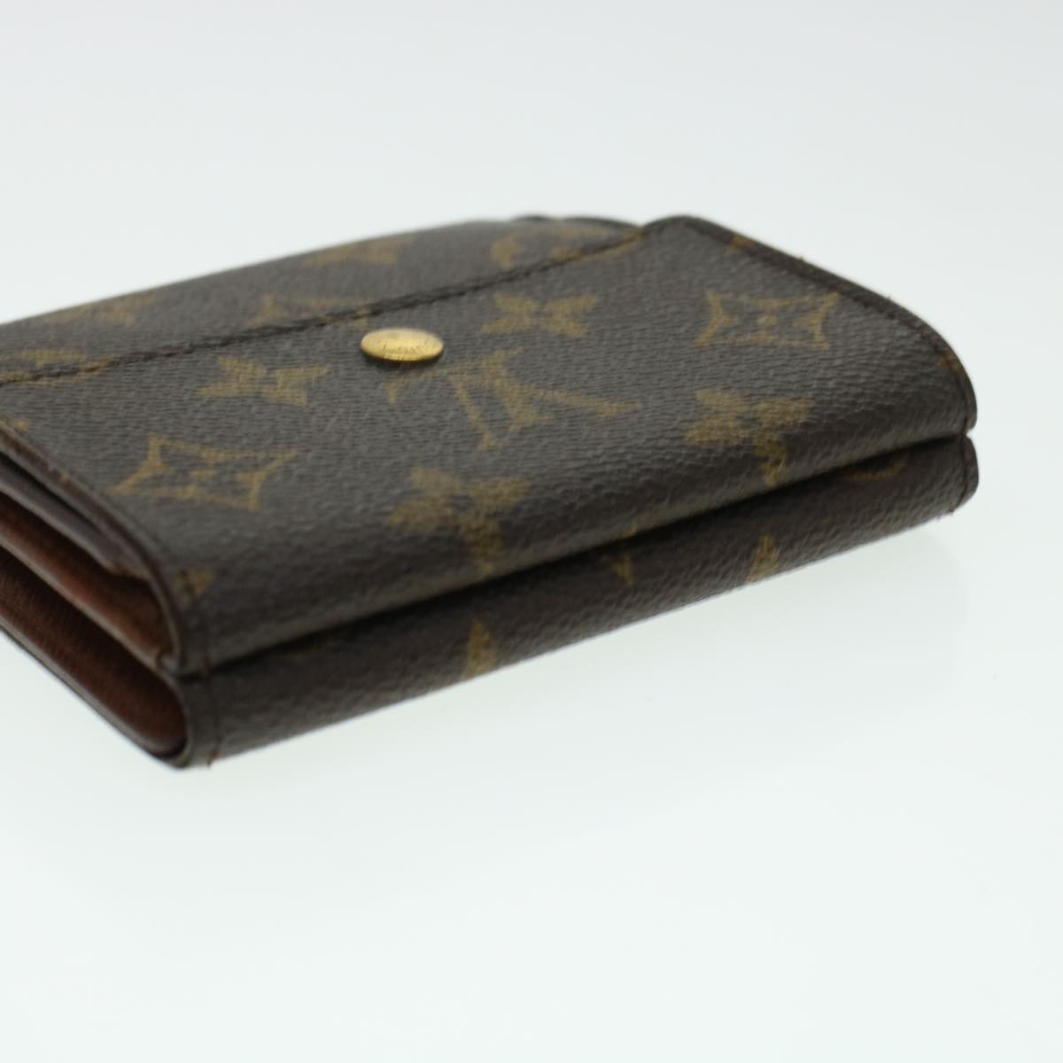 LOUIS VUITTON Monogram Portefeuille Elise Wallet M61654 LV Auth 42175