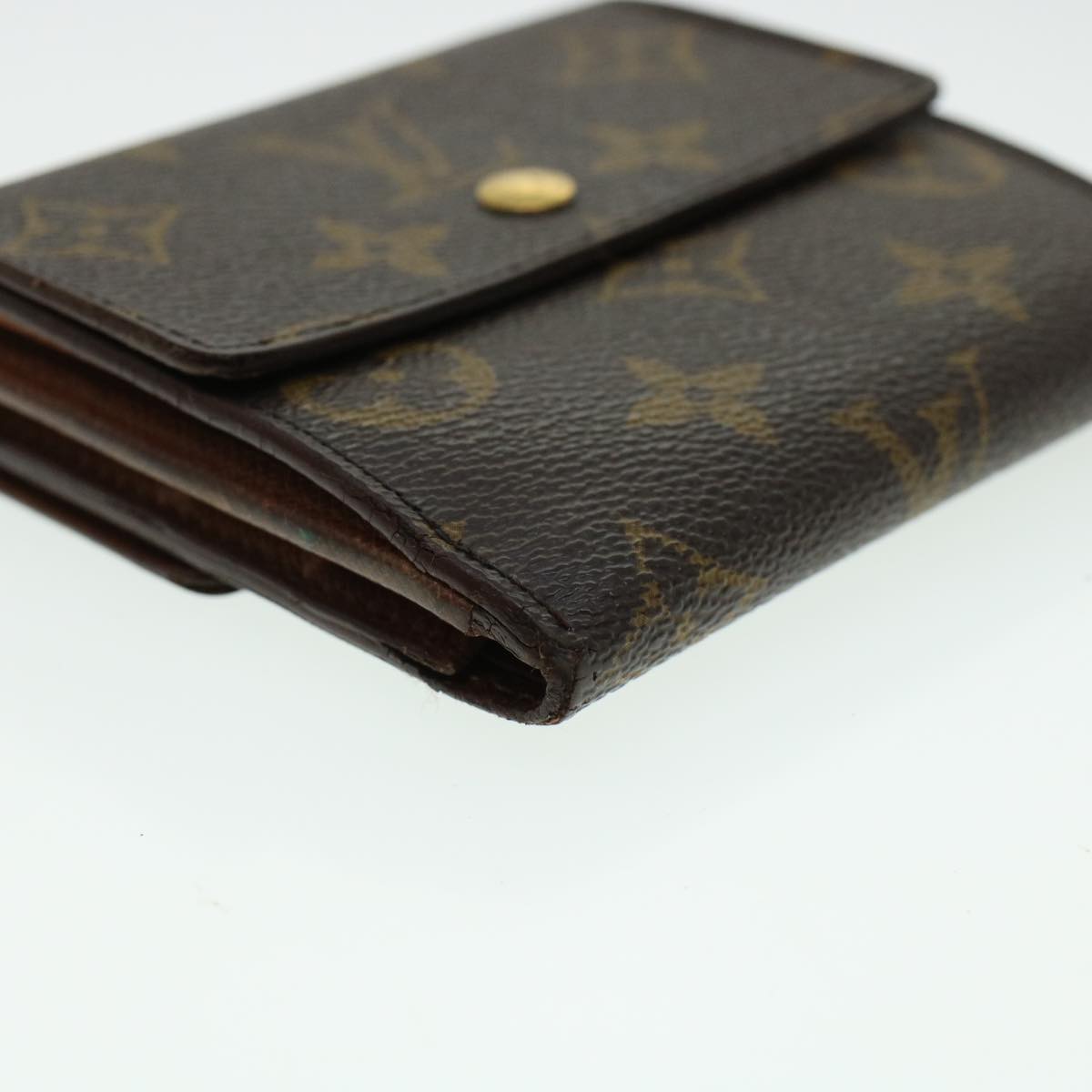 LOUIS VUITTON Monogram Portefeuille Elise Wallet M61654 LV Auth 42175