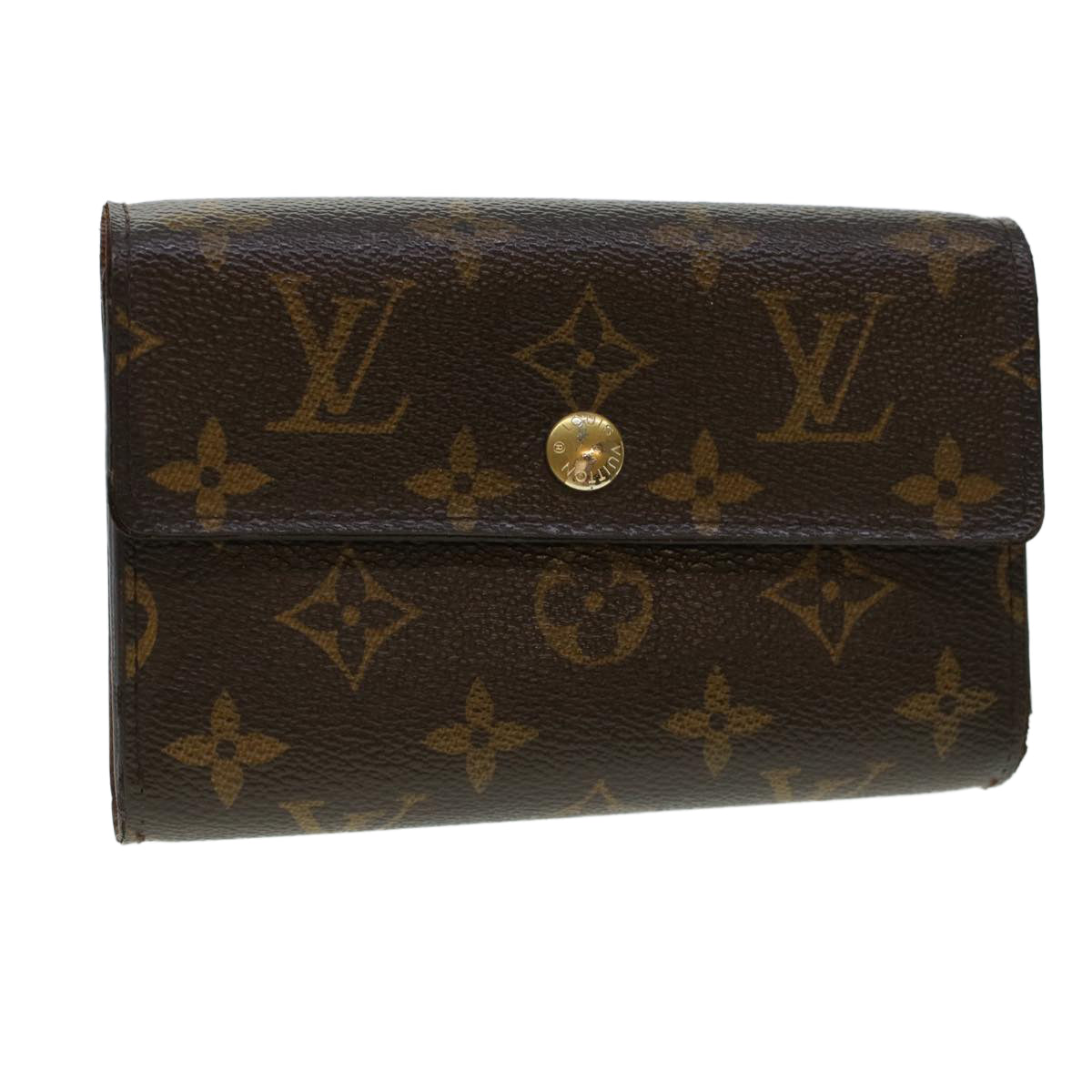 LOUIS VUITTON Monogram Portefeuille Alexandra Trifold Wallet M60047 Auth 42177