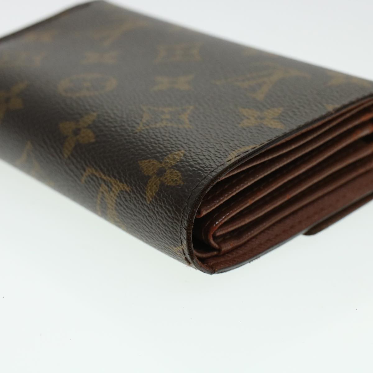 LOUIS VUITTON Monogram Portefeuille Alexandra Trifold Wallet M60047 Auth 42177