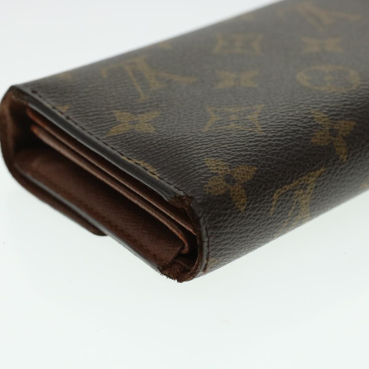 LOUIS VUITTON Monogram Portefeuille Alexandra Trifold Wallet M60047 Auth 42177