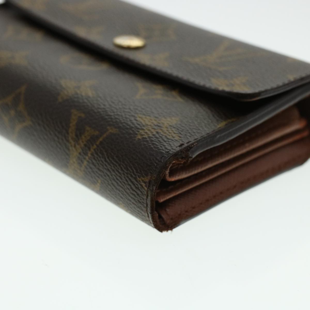 LOUIS VUITTON Monogram Portefeuille Alexandra Trifold Wallet M60047 Auth 42177