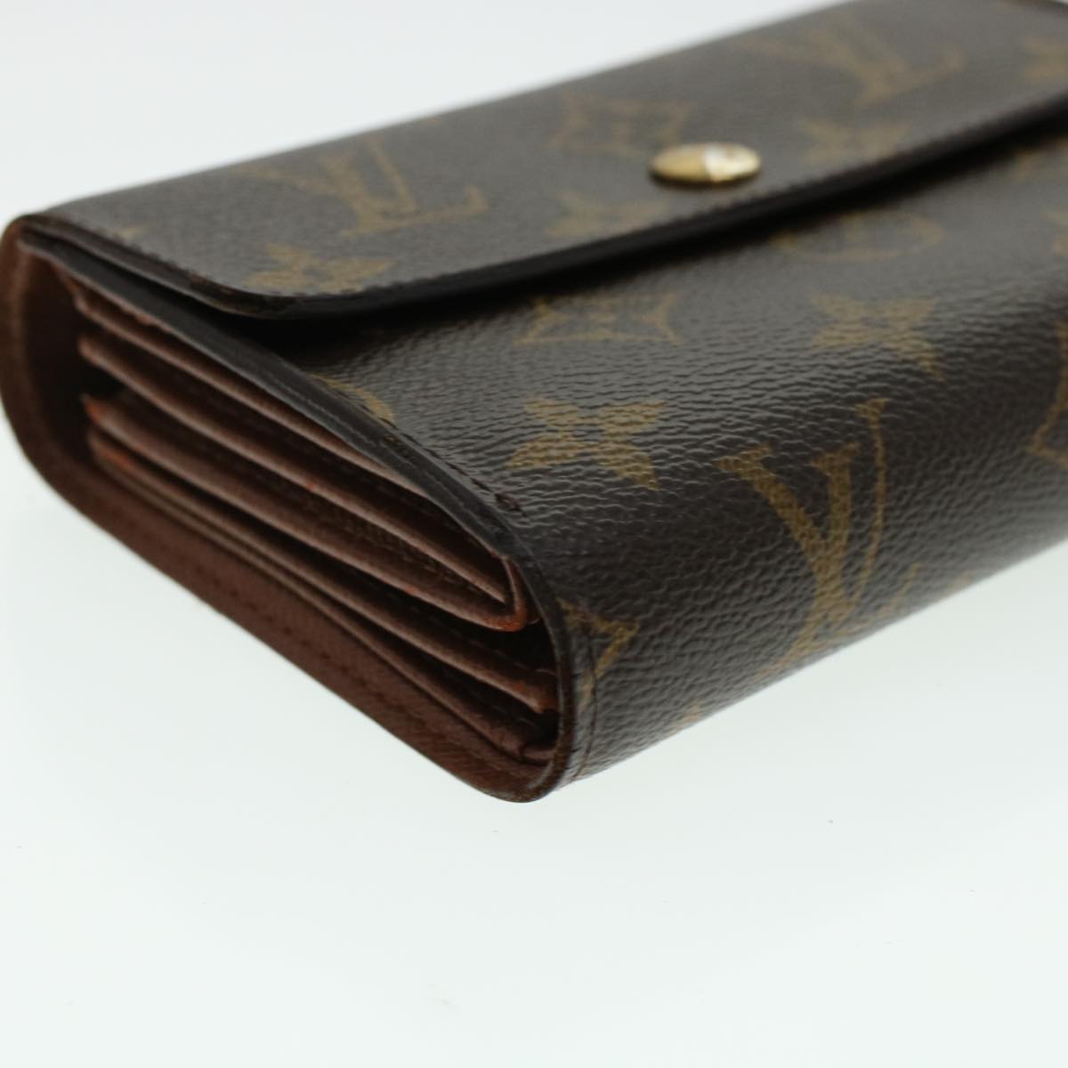 LOUIS VUITTON Monogram Portefeuille Alexandra Trifold Wallet M60047 Auth 42177