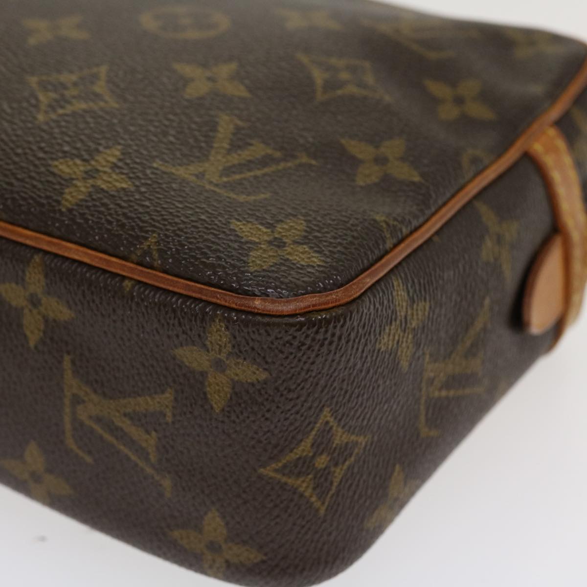 LOUIS VUITTON Monogram Compiegne 23 Clutch Bag M51847 LV Auth 42198