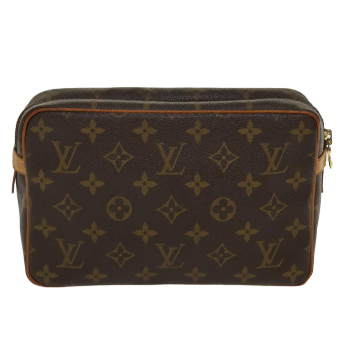 LOUIS VUITTON Monogram Compiegne 23 Clutch Bag M51847 LV Auth 42198