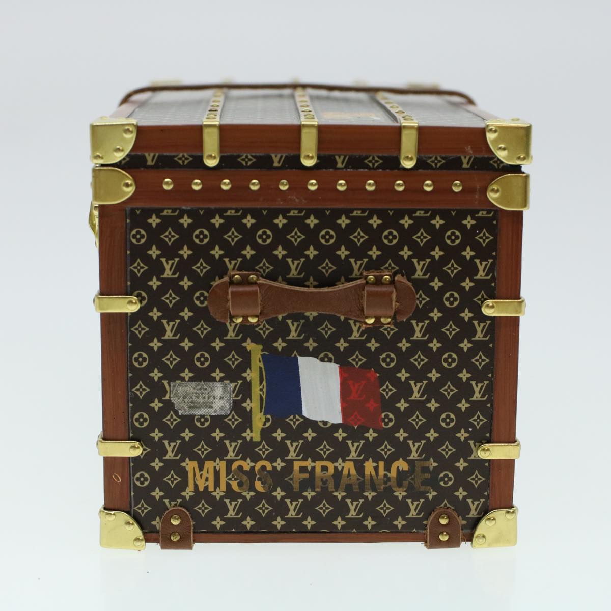 LOUIS VUITTON Miss France Paper Weight 2010 Brown M99408 LV Auth 42204A