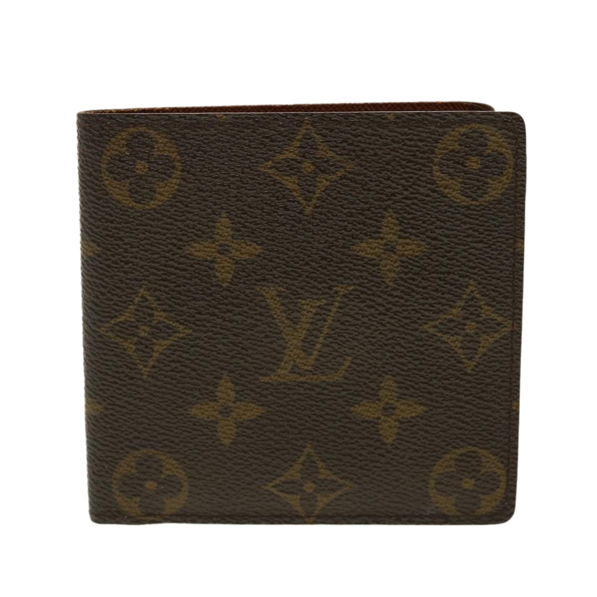 LOUIS VUITTON Monogram Portefeuille Marco Bifold Wallet M61675 LV Auth 42242