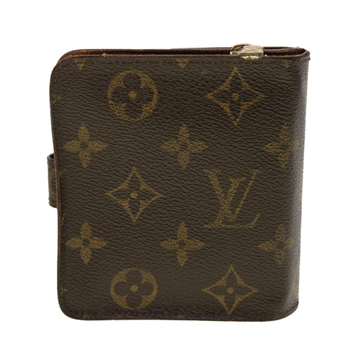 LOUIS VUITTON Monogram Compact Zip Wallet M61667 LV Auth 42248 - 0