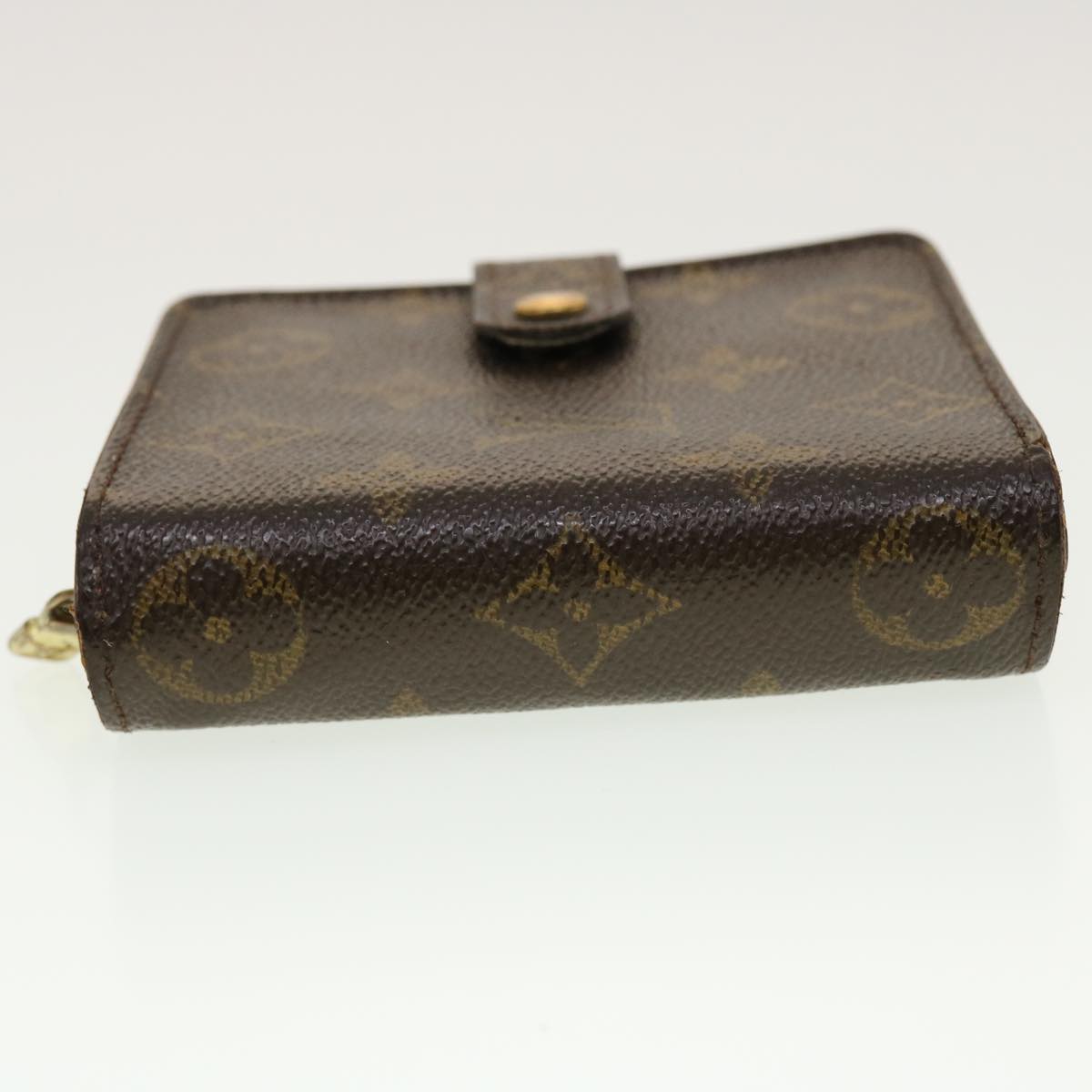 LOUIS VUITTON Monogram Compact Zip Wallet M61667 LV Auth 42248