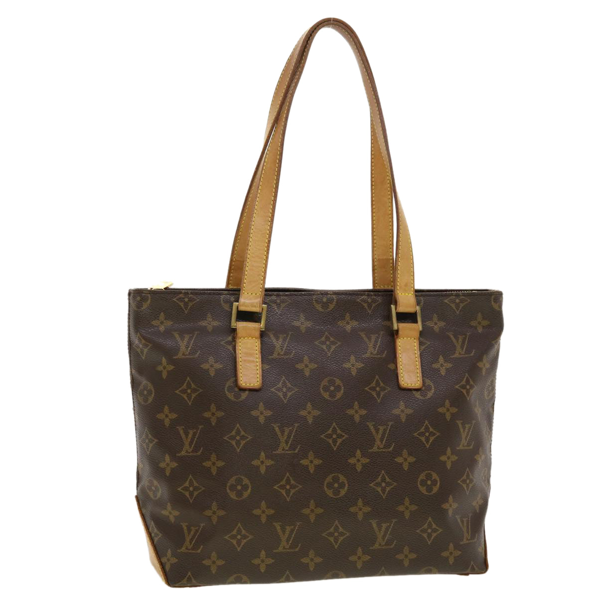 LOUIS VUITTON Monogram Cabas Piano Tote Bag M51148 LV Auth 42276