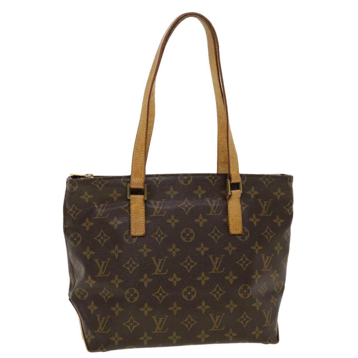 LOUIS VUITTON Monogram Cabas Piano Tote Bag M51148 LV Auth 42277