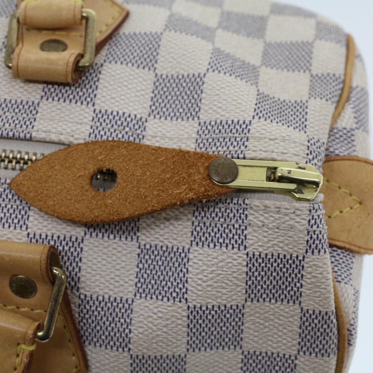 LOUIS VUITTON Damier Azur Speedy 30 Hand Bag N41533 LV Auth 42280