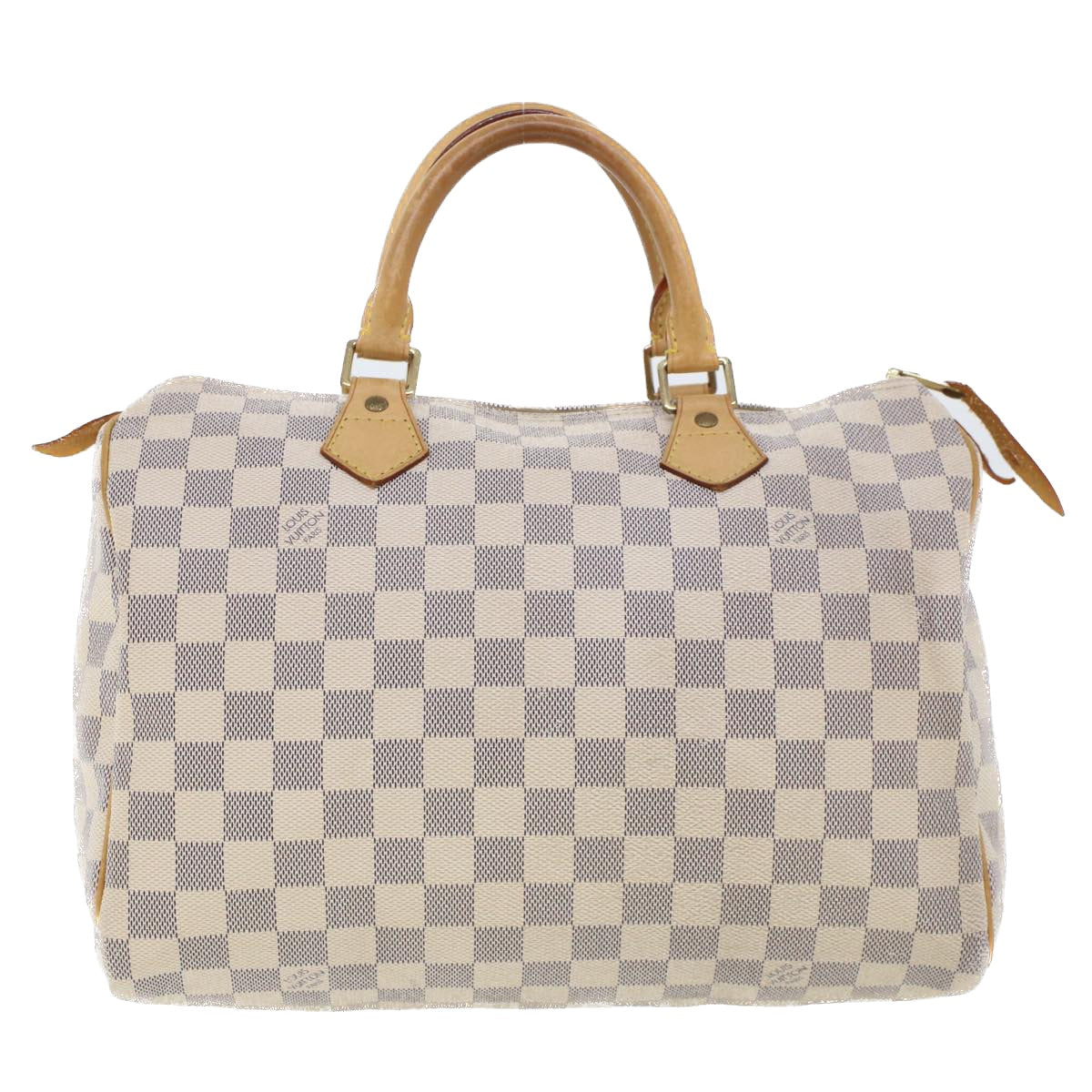 LOUIS VUITTON Damier Azur Speedy 30 Hand Bag N41533 LV Auth 42280