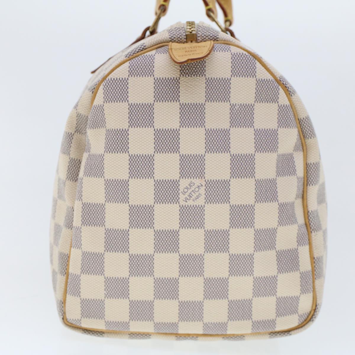 LOUIS VUITTON Damier Azur Speedy 30 Hand Bag N41533 LV Auth 42280