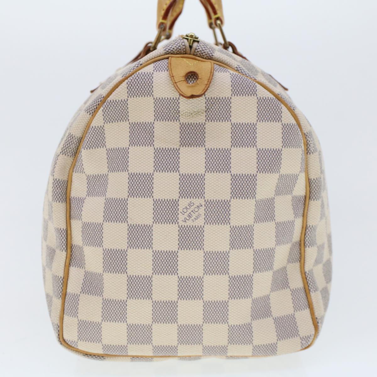 LOUIS VUITTON Damier Azur Speedy 30 Hand Bag N41533 LV Auth 42280