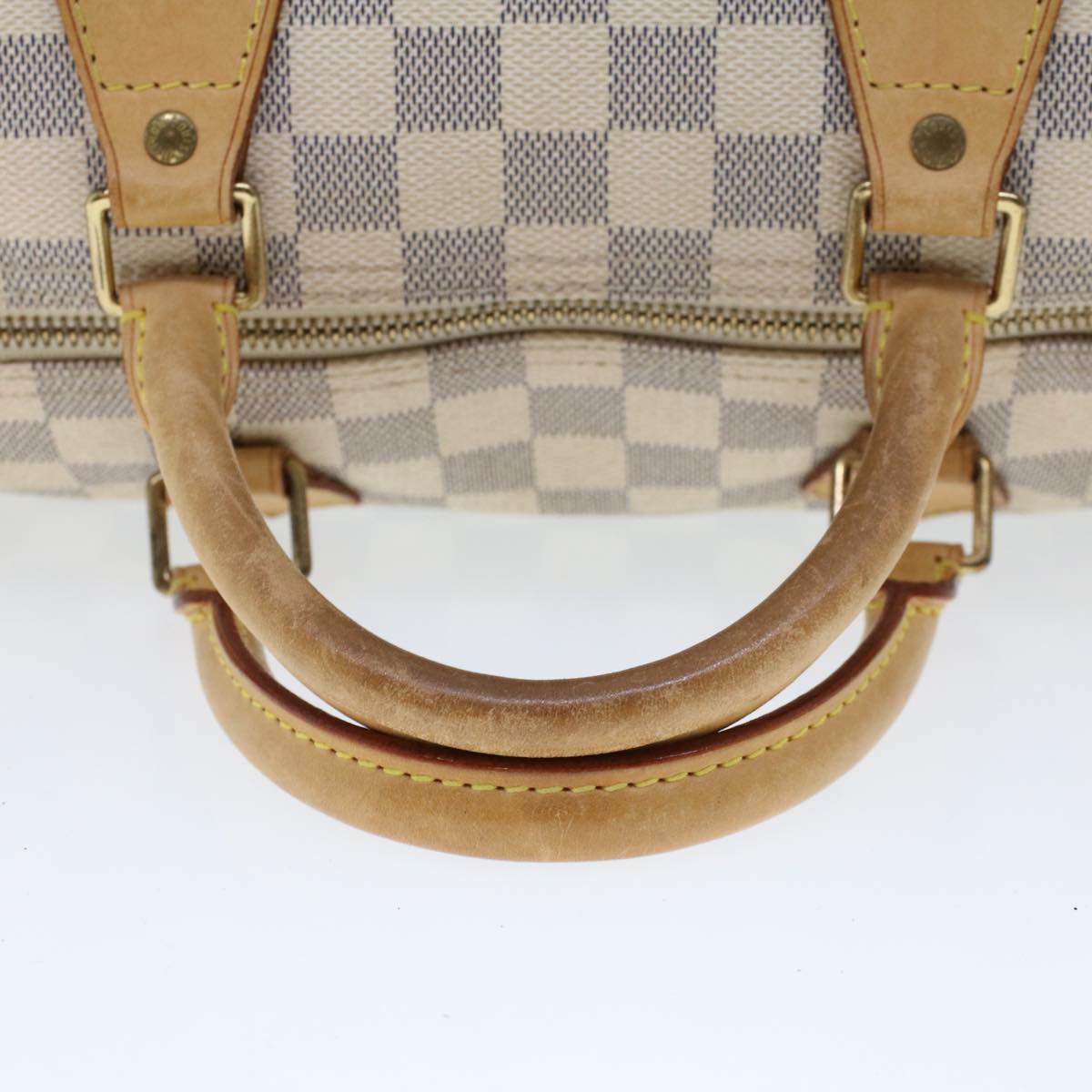 LOUIS VUITTON Damier Azur Speedy 30 Hand Bag N41533 LV Auth 42280