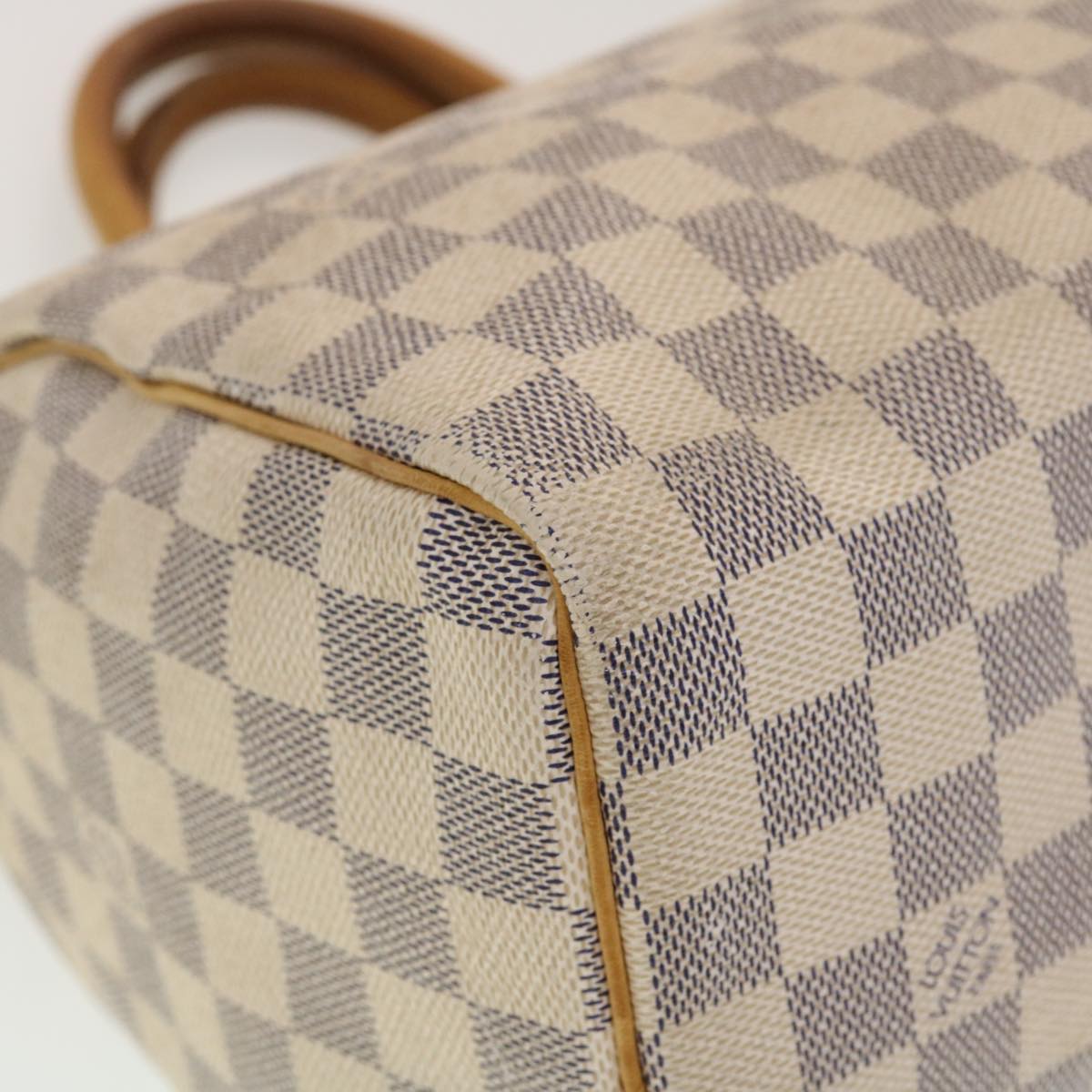 LOUIS VUITTON Damier Azur Speedy 25 Hand Bag N41534 LV Auth 42281