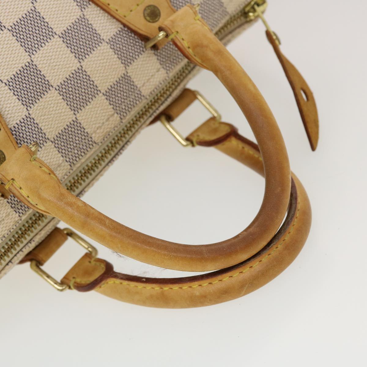 LOUIS VUITTON Damier Azur Speedy 25 Hand Bag N41534 LV Auth 42281