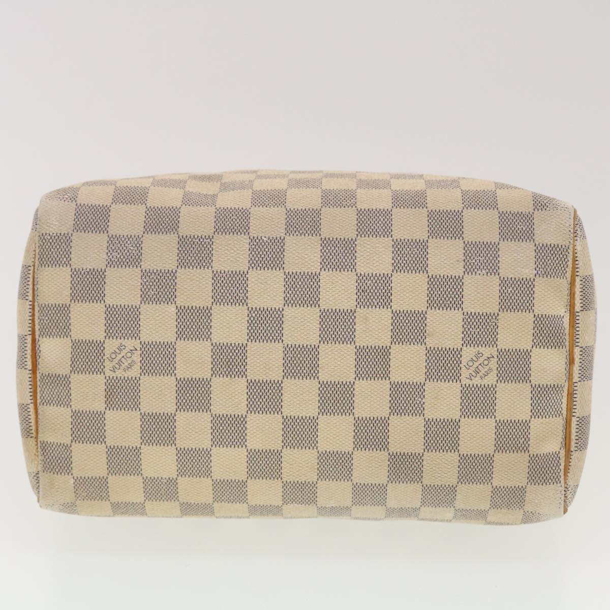 LOUIS VUITTON Damier Azur Speedy 25 Hand Bag N41534 LV Auth 42282