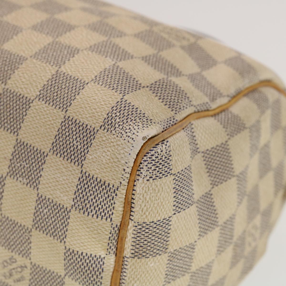 LOUIS VUITTON Damier Azur Speedy 25 Hand Bag N41534 LV Auth 42282