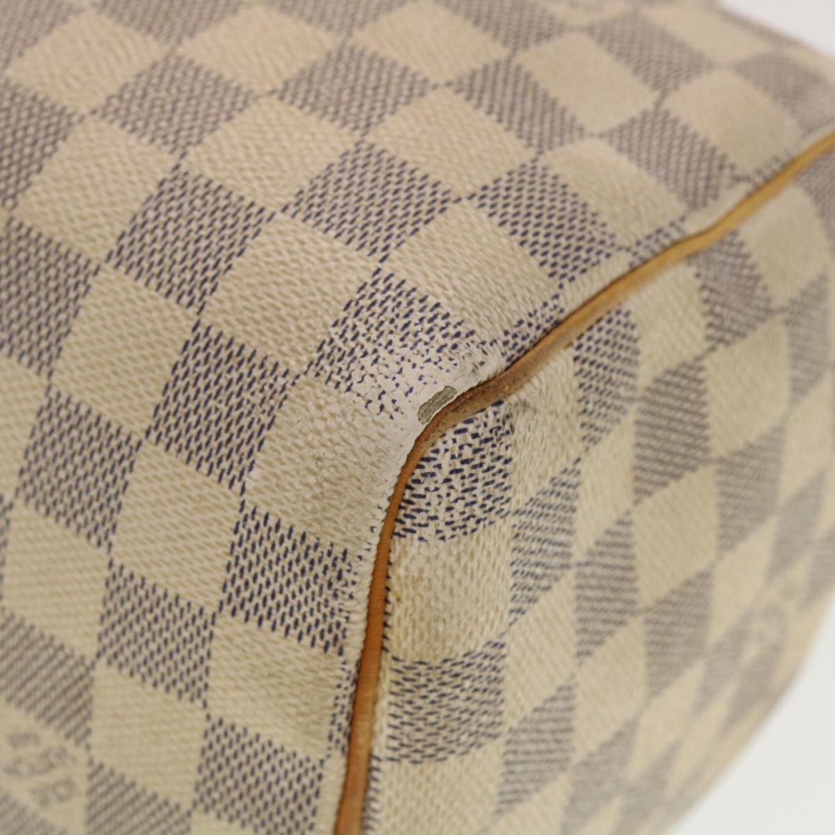 LOUIS VUITTON Damier Azur Speedy 25 Hand Bag N41534 LV Auth 42282