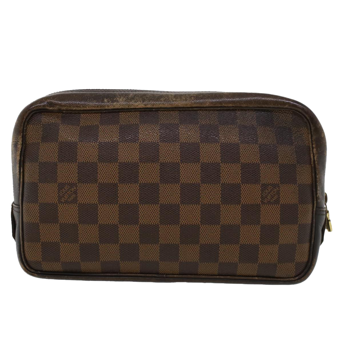 LOUIS VUITTON Damier Ebene Trousse Toilette Clutch Bag N47623 LV Auth 42293 - 0