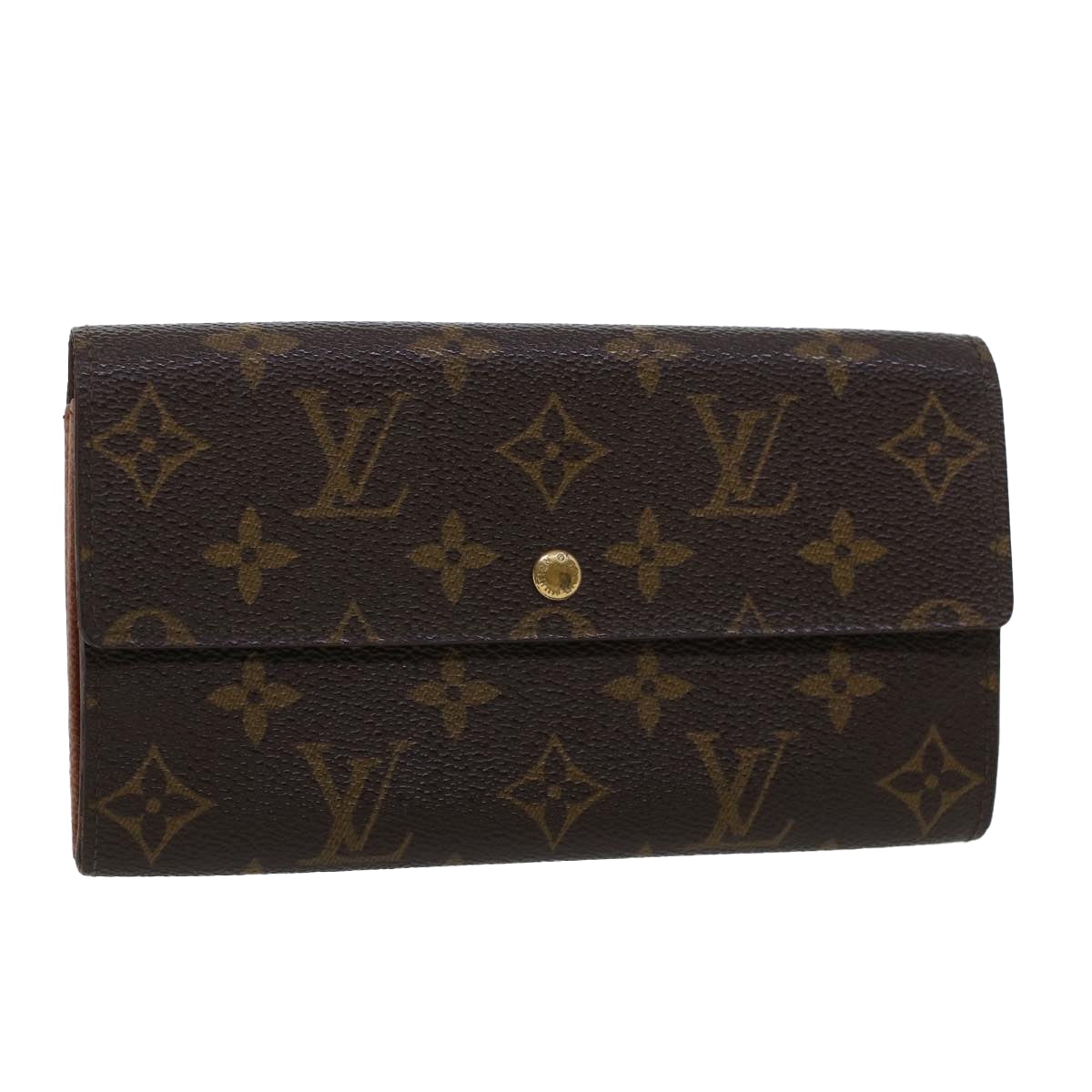 LOUIS VUITTON Monogram Portefeuille Sarah Long Wallet M60531 LV Auth 42297