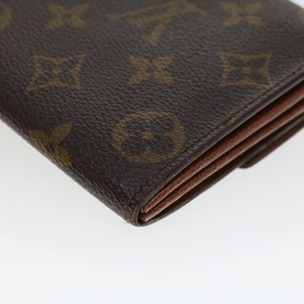 LOUIS VUITTON Monogram Portefeuille Sarah Long Wallet M60531 LV Auth 42297