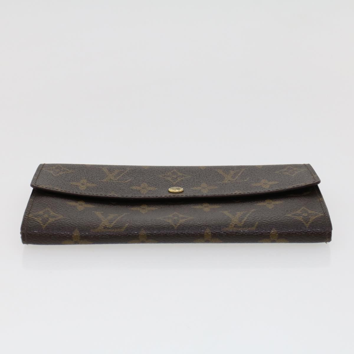 LOUIS VUITTON Monogram Portefeuille Sarah Long Wallet M60531 LV Auth 42297