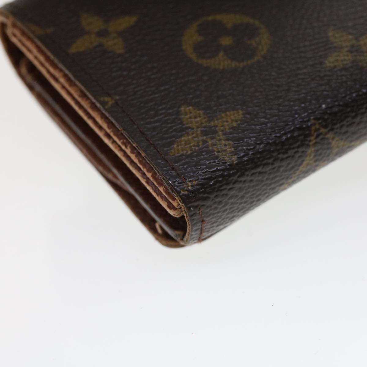 LOUIS VUITTON Monogram Porte Monnaie Billets Tresor Wallet M61730 LV Auth 42298