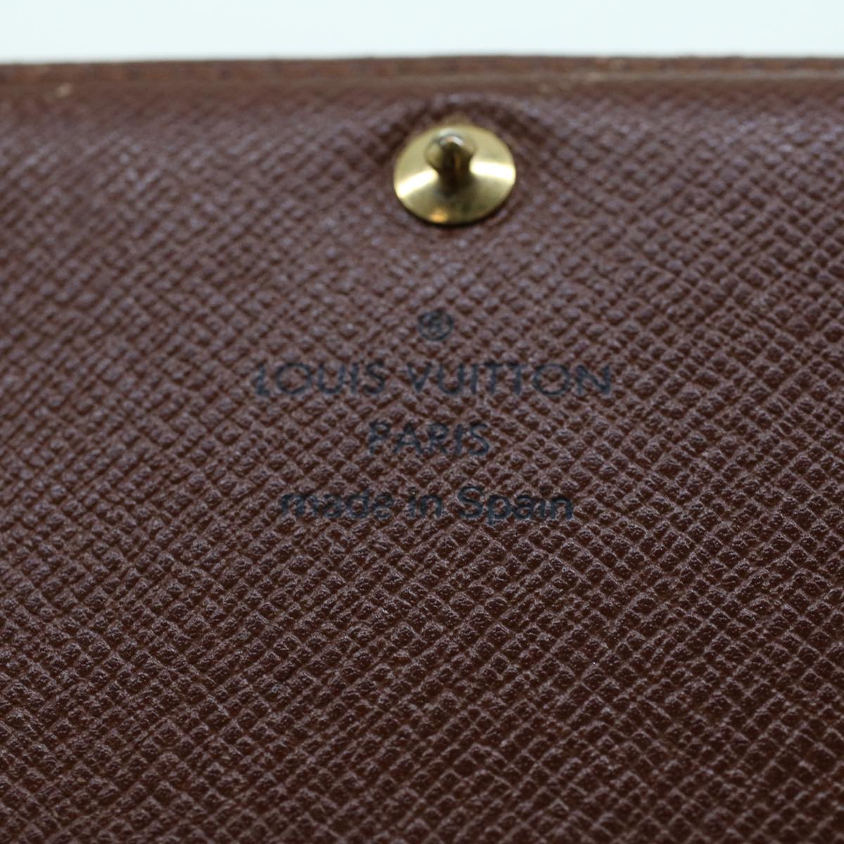 LOUIS VUITTON Monogram Porte Monnaie Billets Tresor Wallet M61730 LV Auth 42298