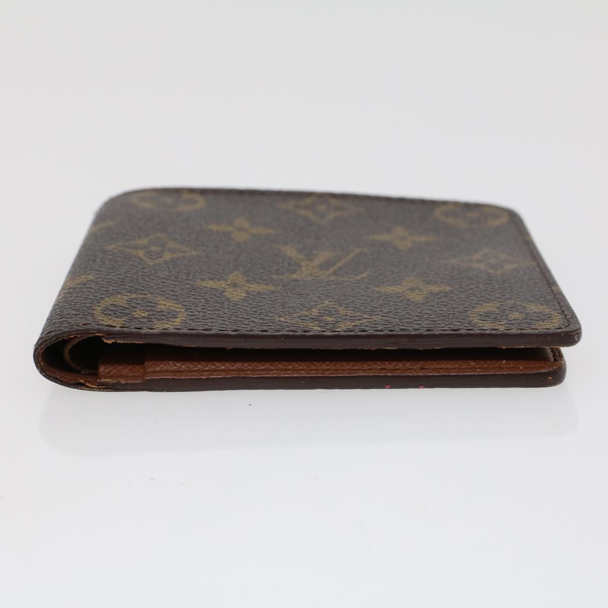 LOUIS VUITTON Monogram Porte Monnaie Bier Cartes Crdit Wallet M61652 Auth 42299