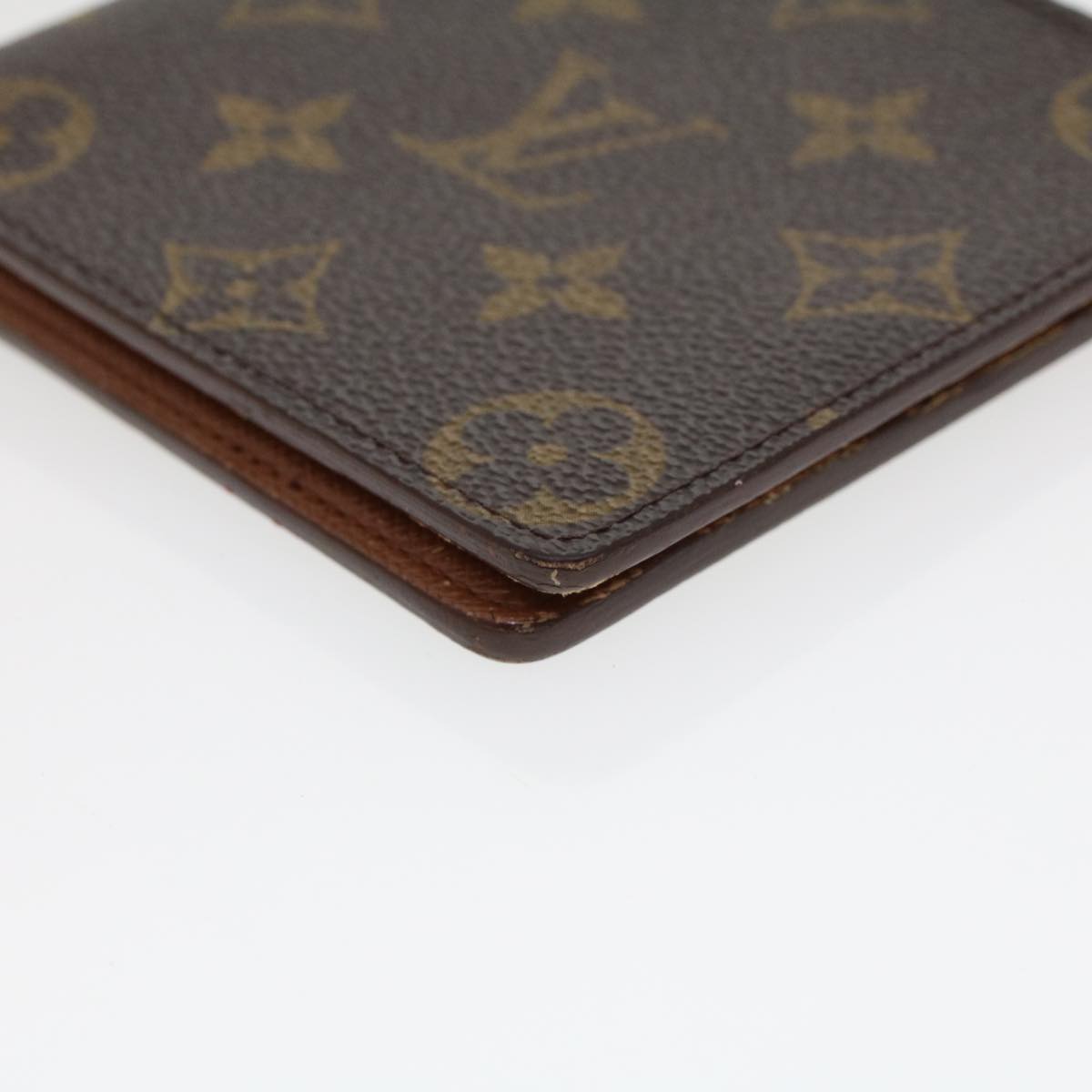 LOUIS VUITTON Monogram Porte Monnaie Bier Cartes Crdit Wallet M61652 Auth 42299