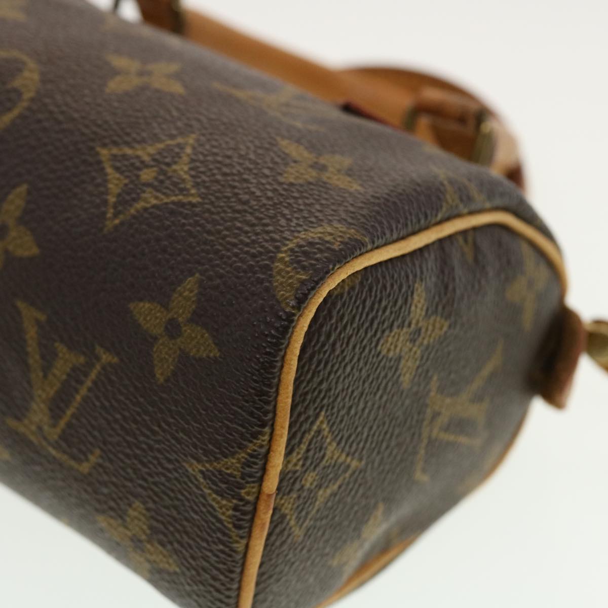 LOUIS VUITTON Monogram Mini Speedy Hand Bag M41534 LV Auth 42340