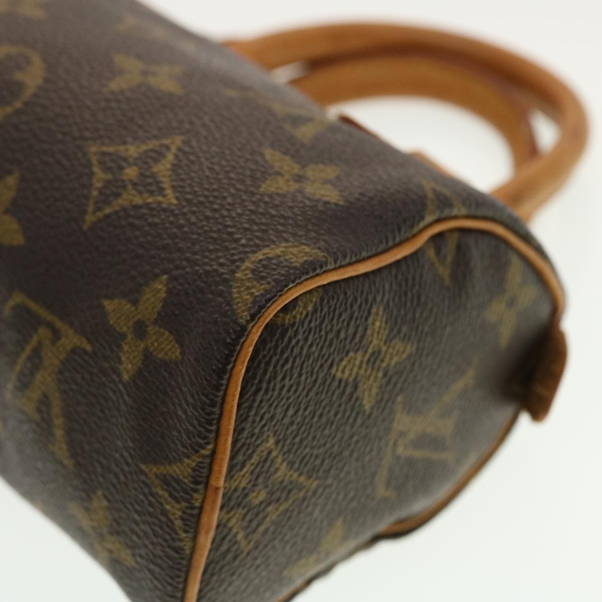 LOUIS VUITTON Monogram Mini Speedy Hand Bag M41534 LV Auth 42340