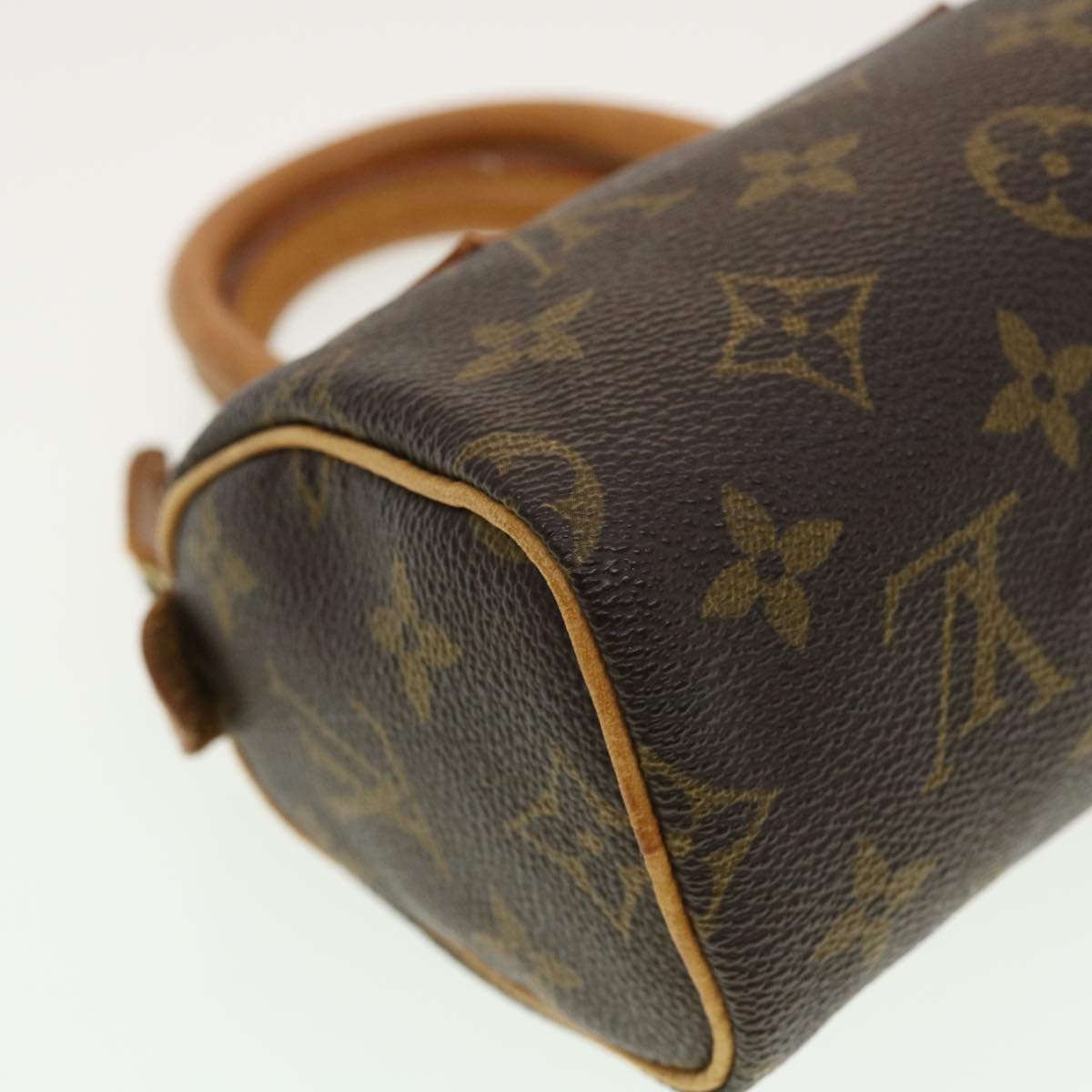 LOUIS VUITTON Monogram Mini Speedy Hand Bag M41534 LV Auth 42340