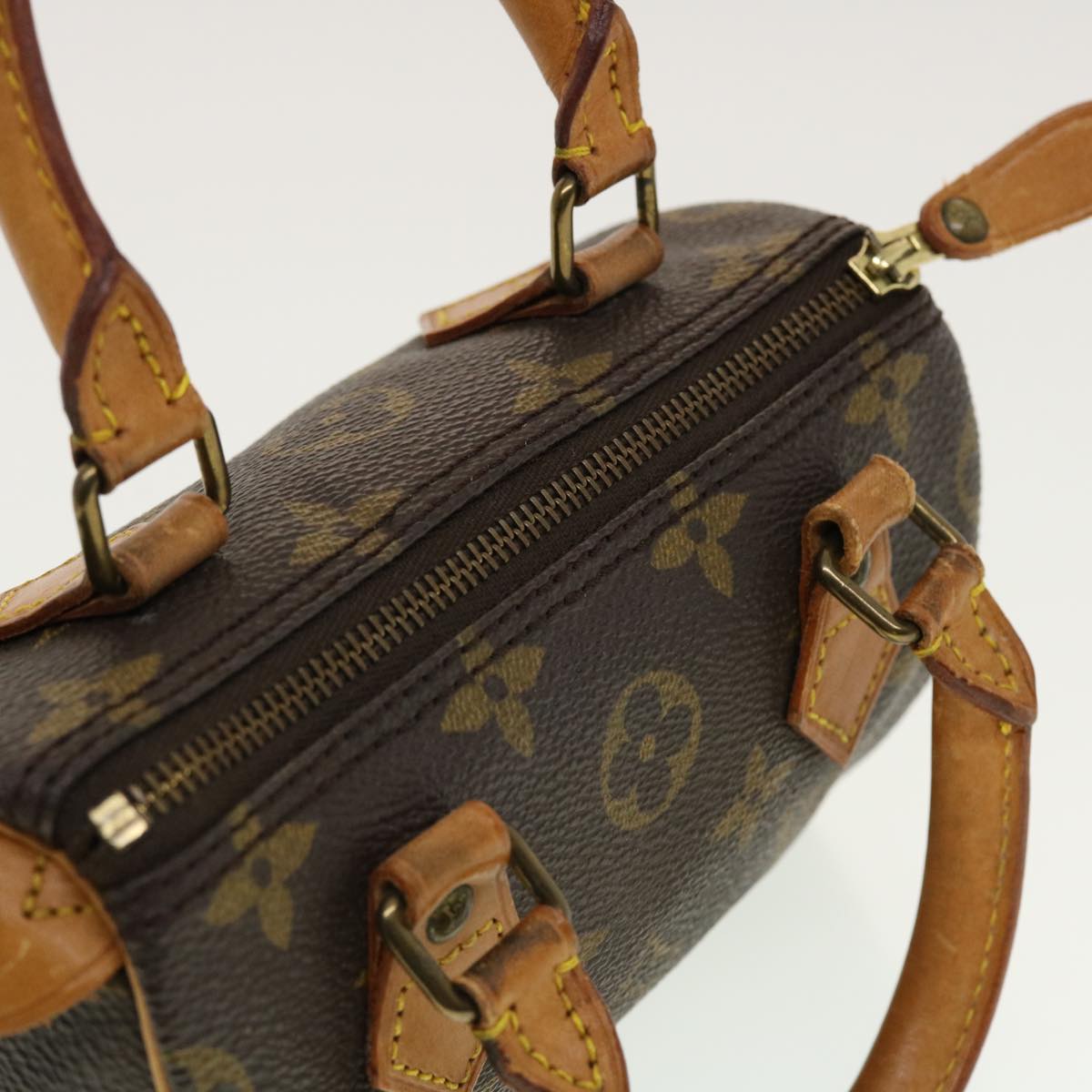 LOUIS VUITTON Monogram Mini Speedy Hand Bag M41534 LV Auth 42340