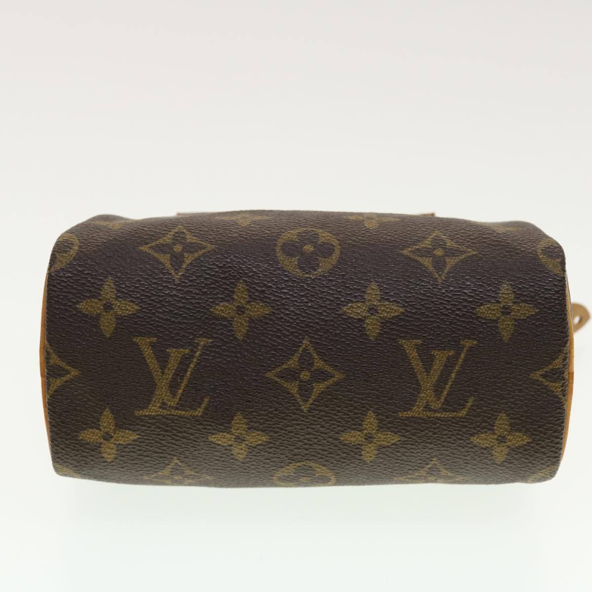 LOUIS VUITTON Monogram Mini Speedy Hand Bag M41534 LV Auth 42340