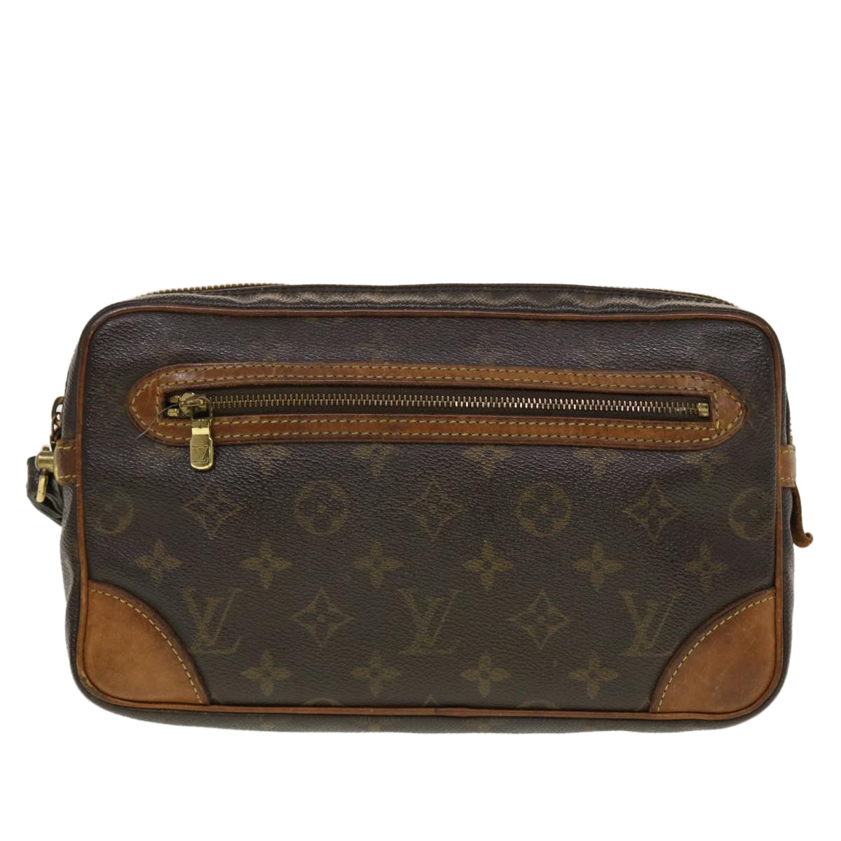 LOUIS VUITTON Monogram Marly Dragonne GM Clutch Bag M51825 LV Auth 42345